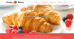 Desktop Screenshot of orangebakery.com